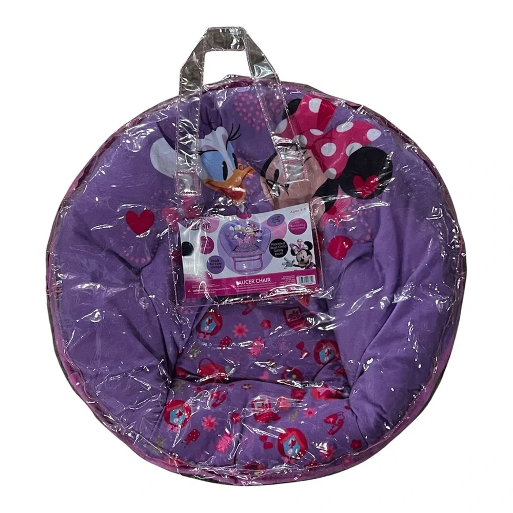 Disney Minnie and Daisy Kids Chair - Purple and Pink - Picture 3 of 3